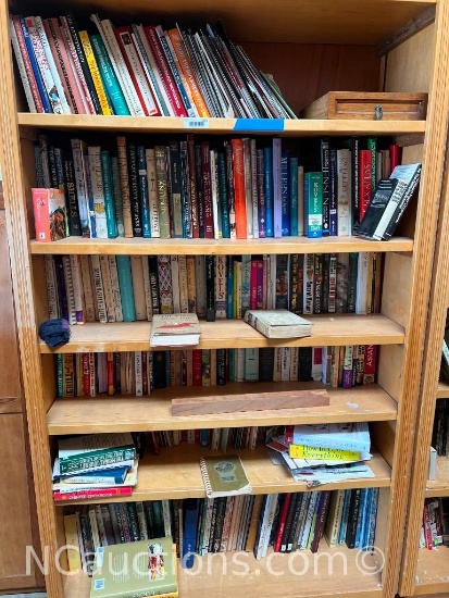 large lot of Books bookcase not included