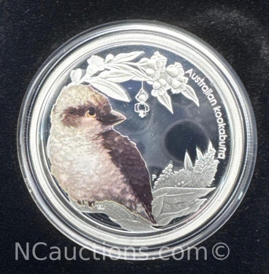 Australian Bush Babies 2012 Kookaburra 1/2 0z Silver Proof Coin With COA
