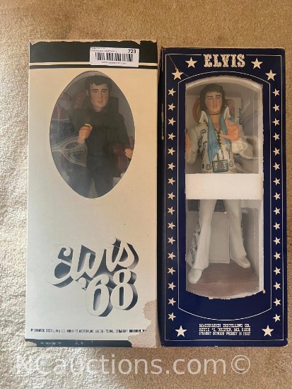 2 mcCormick distilling Elvis Presley figurines 14 inch tall