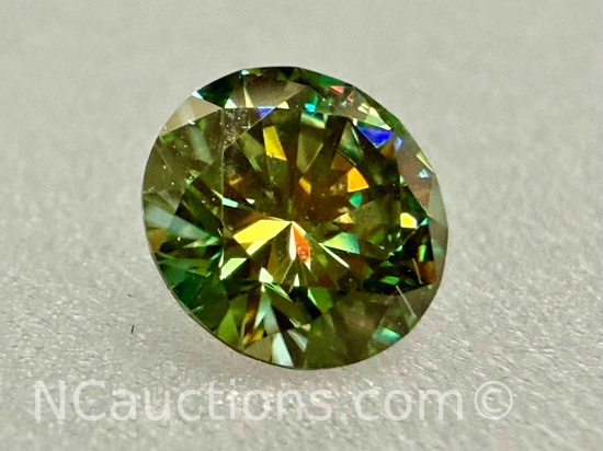 .9ct Brilliant Cut Green Diamond Gemstone