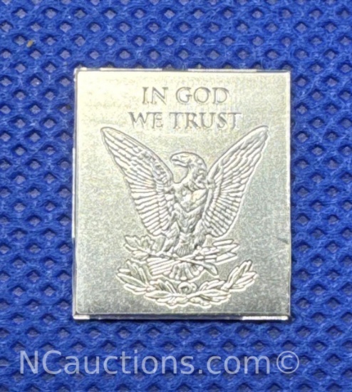 SMI 1/10 Troy Oz .999 Fine Silver In God We Trust Bullion Bar 3 Grams