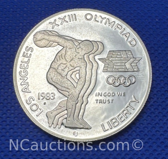 1983 Los Angeles Olympiad 90% Silver Coin 26 Grams