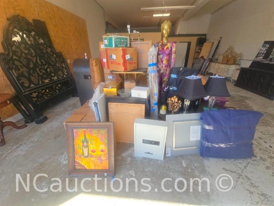 Escondido Storage unit art machines tables antiques etc