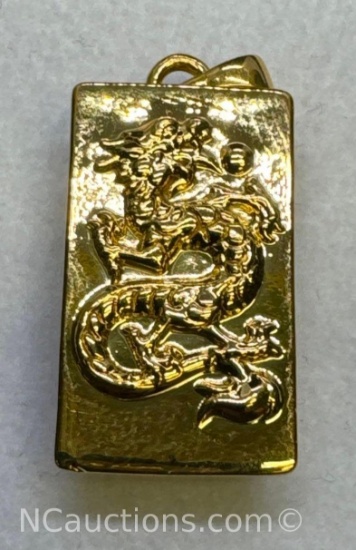 1 Gram 24kt Gold Dragon Bullion Bar