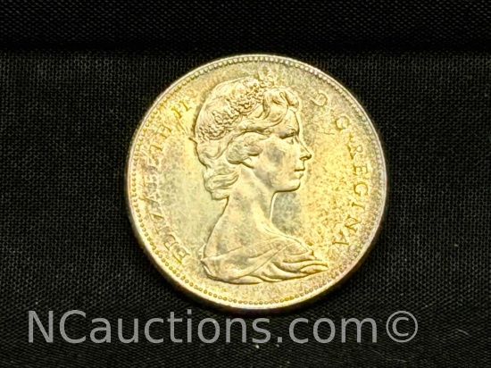 1967 CANADA CANADIAN Confederation Founding Goose 80 percent Silver Dollar Coin 23 grams