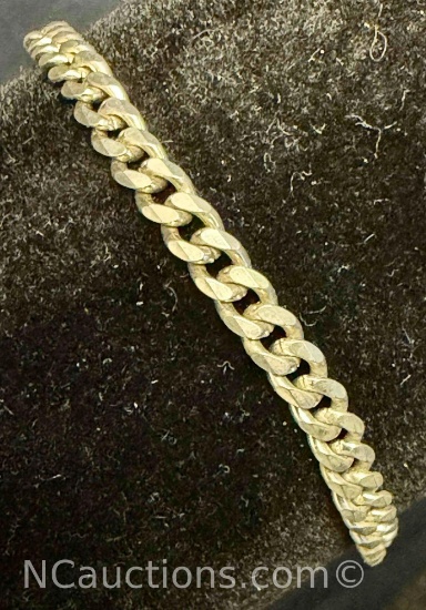 925 Italy Sterling Silver Chain Bracelet 6.5 grams