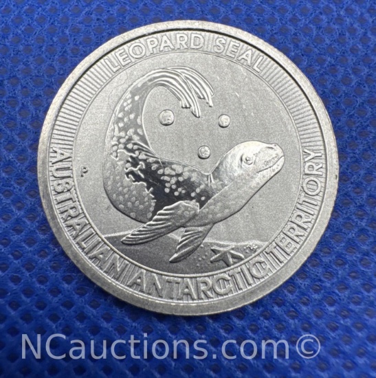 2020 Australia Leopard Seal 1/3 Troy Oz 999.5 Platinum Bullion Coin