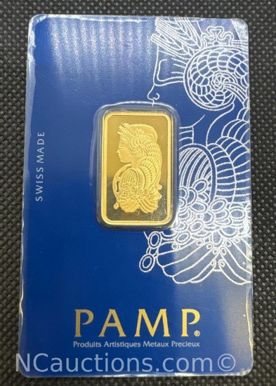 PAMP Suisse 10 Gram 999.9 Fine Gold Bar