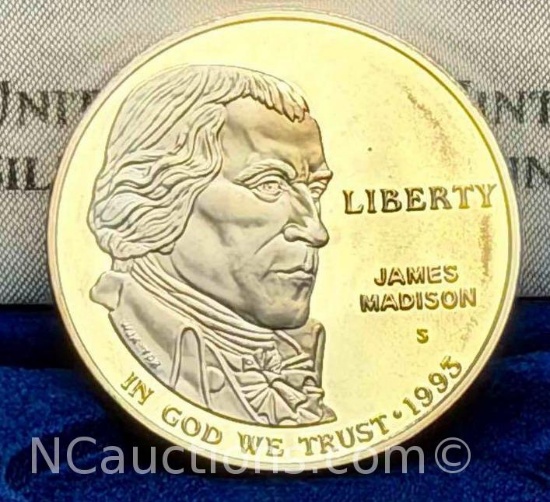 1993 Bill of Rights commemorative 92.5 silver dollar proof coin