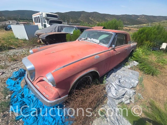 1962 Studebaker Project Car Model License JMA654 Vin