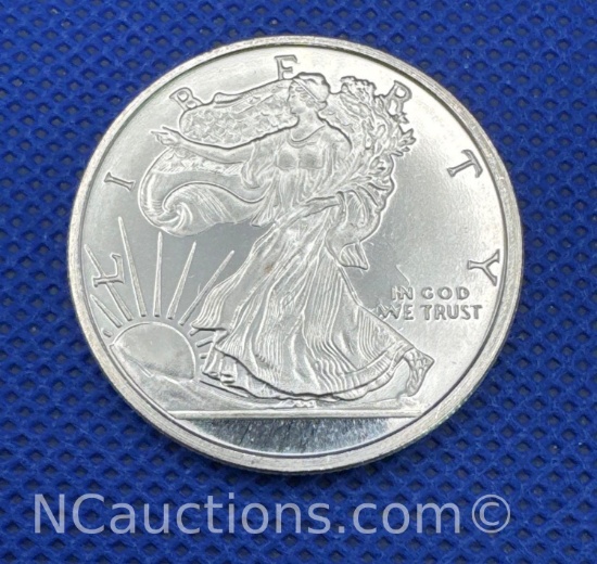 Golden State Mint 1/2 Oz .999 Fine Silver Walking Liberty Bullion Coin