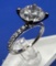 Sterling Silver Brilliant Round Cut Cz Ring 3 Grams Size 7