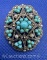 Sterling Silver Turquoise and Pearl Pendant 10 grams marked 925