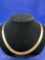 Sterling Silver Herringbone Necklace 12 Grams