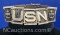 Sterling Silver US Navy Link Bracelet 31 grams