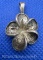 Sterling Silver Plumeria Flower Pendant 3.8 grams