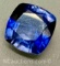 10ct Square Cut Blue Sapphire Gemstone