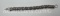 Sterling Silver Tribal Link Bracelet 42 Grams