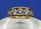 Sterling Silver CZ Band Ring 3.9 Grams Size 6
