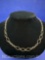 Sterling Silver Oval Link Necklace 4 Grams