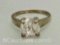 925 Sterling silver gemstone ring 2.9 grams sz7