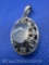 Sterling Silver Moonstone Pendant 5 Grams