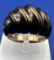 Vintage Sterling Silver Cocktail Ring 9 Grams Size 10