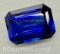 12.4ct Emerald Cut Blue Sapphire Gemstone