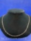 Sterling Silver Rope Necklace 2 Grams