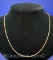 Sterling Silver Rope Necklace 4 Grams