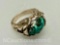 925 Sterling silver turquoise ring 10.7 grams Sz.7