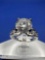 Preveli Sterling Silver Brilliant Round Cut Diamond Ring