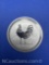 2005 1 Troy Oz .999 Fine Silver Year Of the Roster Bullion Coin