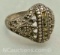 925 Sterling silver ring 5.8 grams Sz.7.5