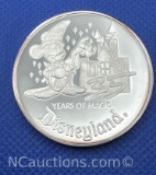 Disneyland The Happiest Place On Earth 1 Troy Oz .999 Fine Silver Bullion Coin