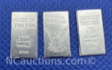 SMI In God We Trust .999 Fine Silver Bullion Bars 4.9 grams