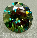 .9ct Brilliant Cut Green Diamond Gemstone