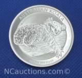 2012 Australia Koala 1 Troy Oz .999 Fine Silver Bullion Coin