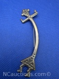 vintage Felix Joe Navajo sterling silver pin brooch stylized Kachina or Yei figure11 grams