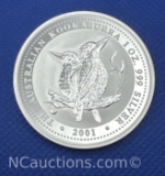 2021 Australia Kookaburra 1 Troy Oz .999 Fine Silver Bullion Coin
