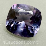 11.7ct Square Cut Purple Sapphire Gemstone