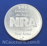 2017 NRA Defending The Right To Keep and Bear Arms 1 Troy Oz .999 Fine Silver Bullion Coin