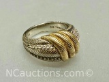 925 Sterling Silver Judith Ripka Ring 12grams Sz.9