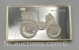 1899 Renault 2 Troy Oz Sterling Silver Bullion Bar