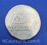Assay Certified 1 Troy Oz .999 Fine Silver Bullion Coin
