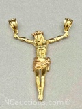 14k Gold Jesus Pendant 5.5g