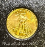 1986 1/10 Oz Gold $5 American Eagle Coin