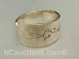 Sweden 925 Sterling silver ring 5 grams Sz.8
