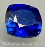 6.5ct Square Cut Blue Sapphire Gemstone