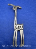 Sterling Silver Giraffe Brooch Pendant 13 Grams
